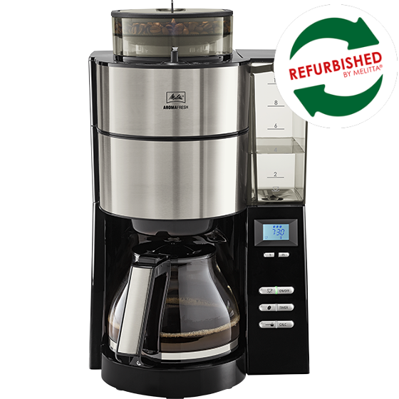 droefheid meerderheid output AromaFresh Edition 1021-02 koffiezetapparaat met molen (Refurbished) |  Melitta® Online Shop